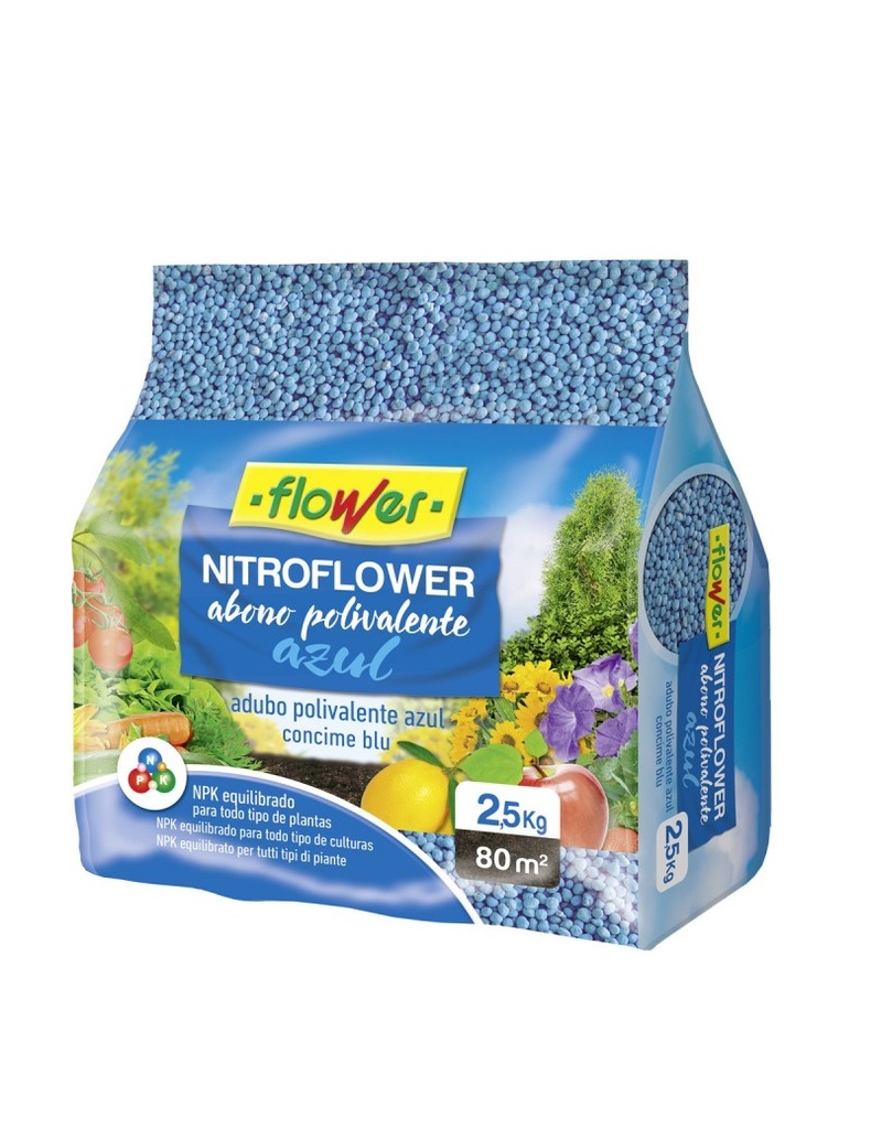 ABONO NITROFLOWER AZUL 2,5 KG