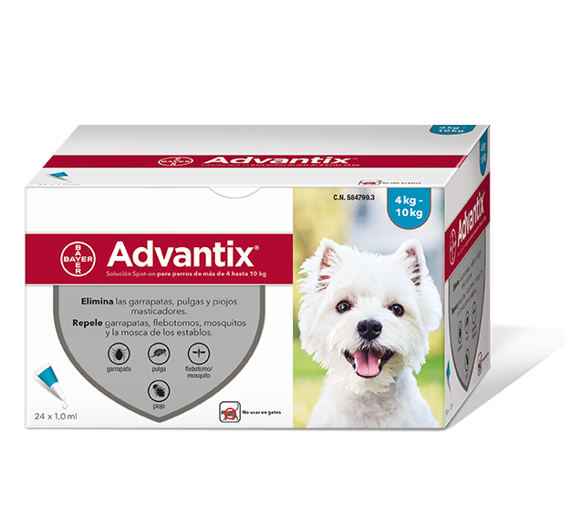 ADVANTIX 4-10 KGRS 1 PIPETA