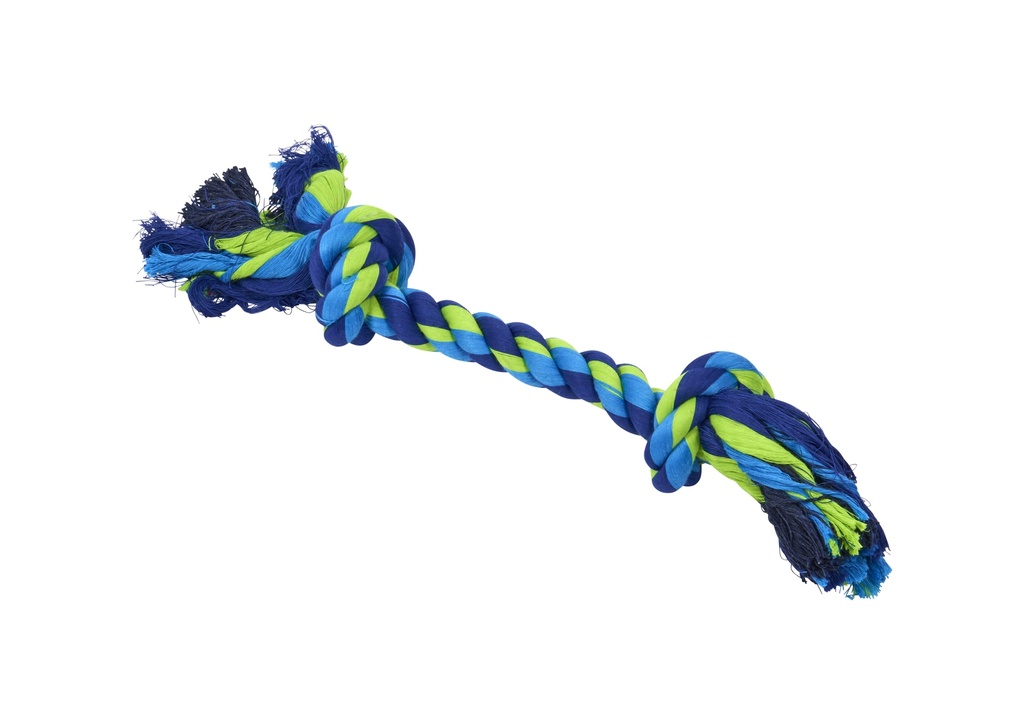 BUSTER DENTAL ROPE 2 NUDOS AZUL L 35 CMS