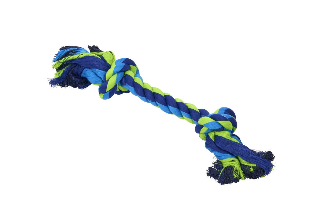 DENTAL ROPE 2 NUDOS AZUL XL 40 CMS