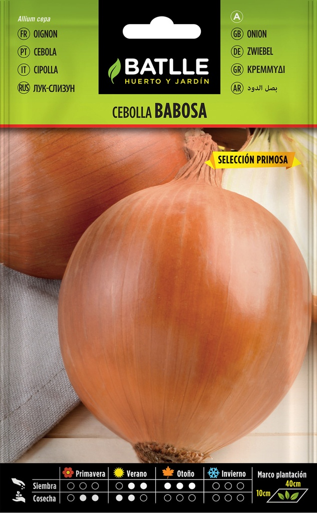 CEBOLLA BABOSA SEL. PRIMOSA 25 GRS