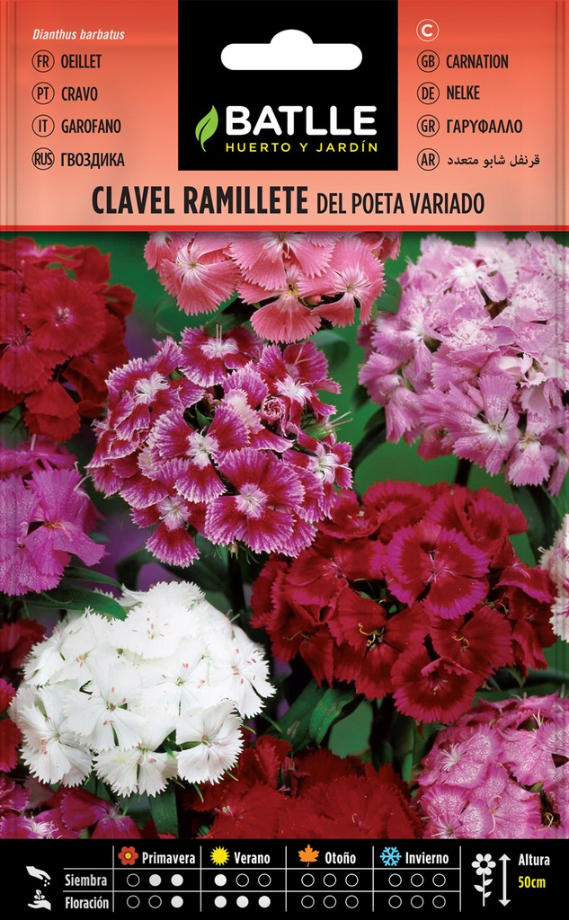 CLAVEL RAMILLETE (DEL POETA-DOBLE VARIADO)