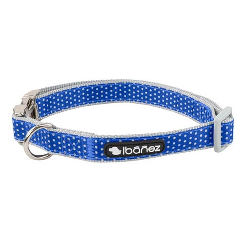 COLLAR DOTS AZUL M 