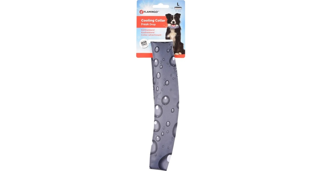 COLLAR REFRESCANTE FRESK DROP GRIS L