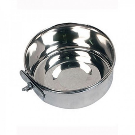 COMEDERO ACERO CON PALOMETA 12 CMS