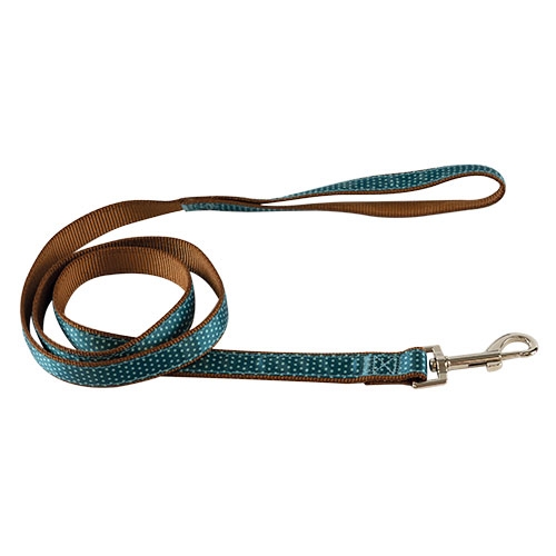 CORREA DOGSPRING AZUL 2X120 CMS