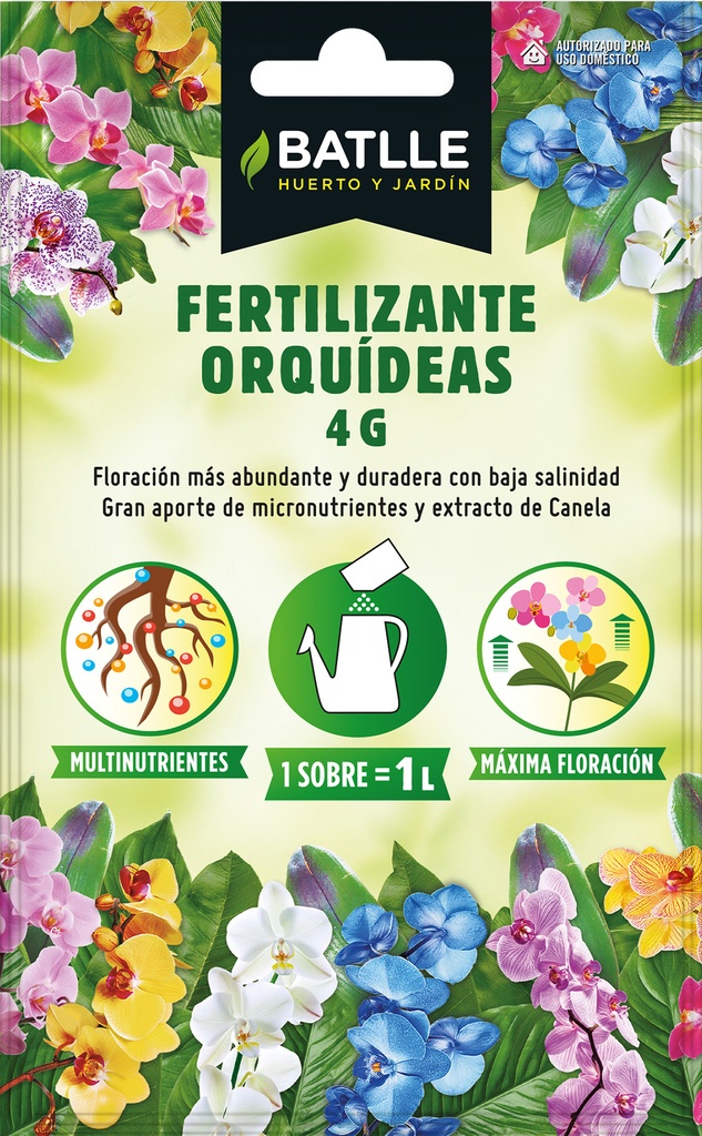 FERTILIZANTE ORQUIDEAS SOBRE PARA 5 L