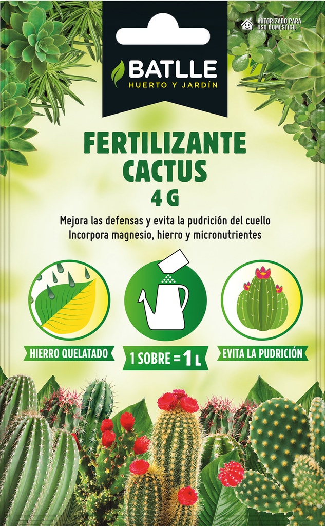FERTILIZANTE CACTUS SOBRE PARA 1 L