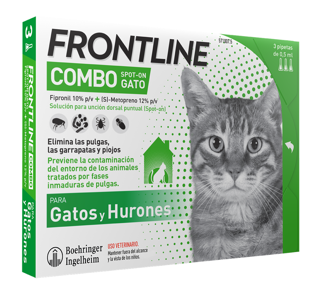 FRONTLINE COMBO SPOT ON GATOS 1 PIPETA