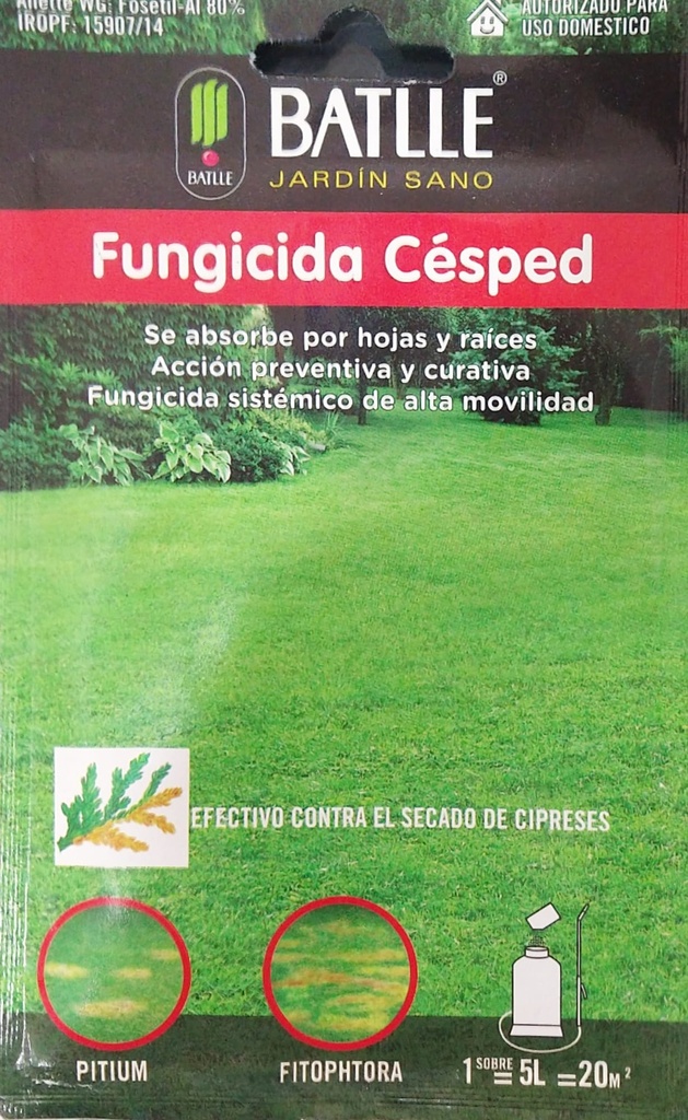 FUNGICIDA CESPED SOBRE PARA 5 L