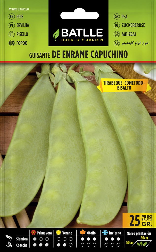 GUISANTE CAPUCHINO S. GIGANTON 100 GRS