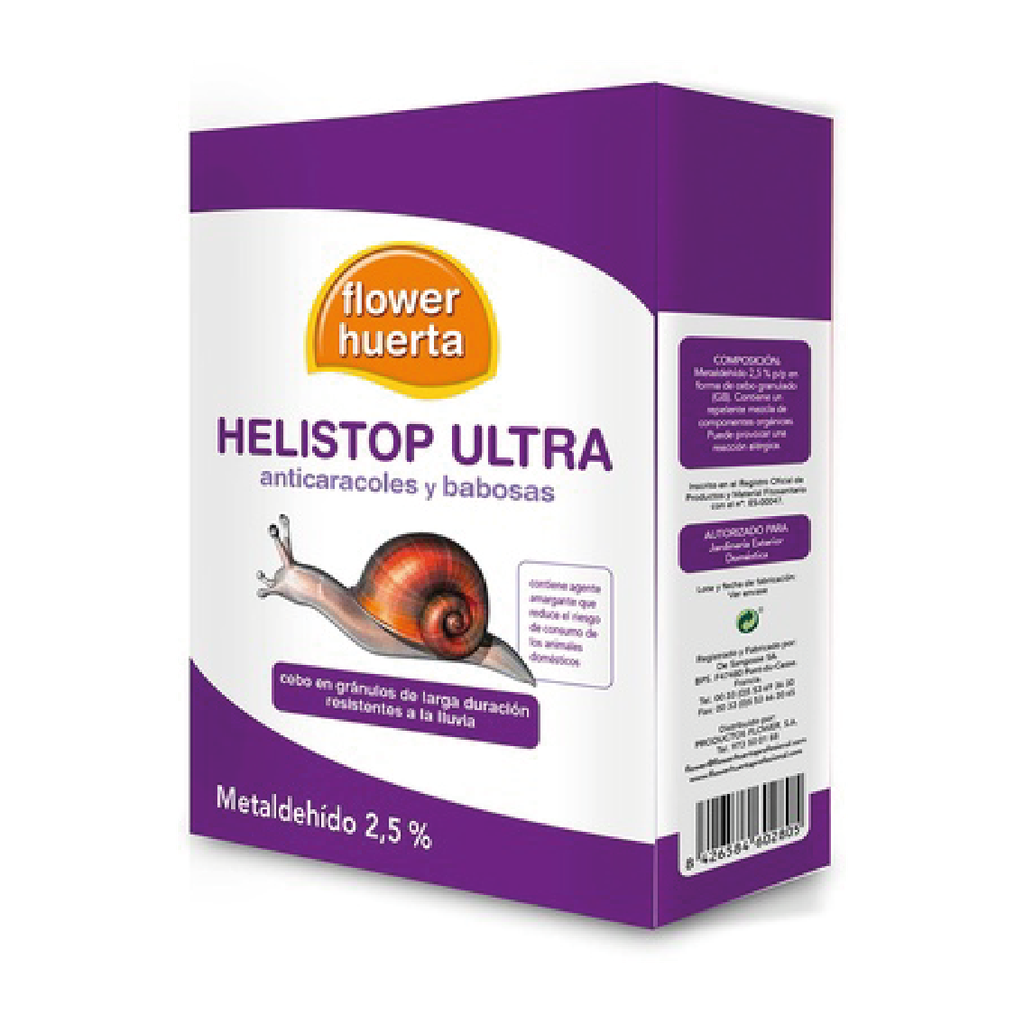 HELISTOP ULTRA ANTICARACOL Y BABOSAS 500 GRS