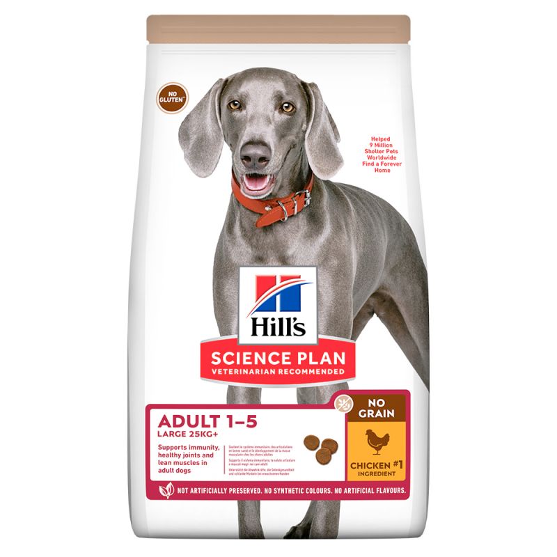 HILL'S SCIENCE PLAN ADULT NO GRAIN LARGE POLLO 14 KGRS