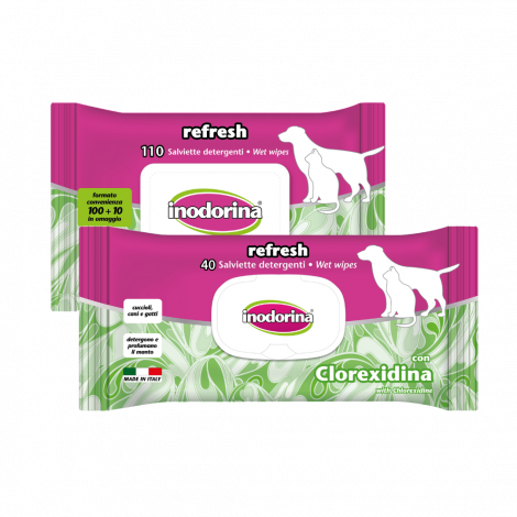 TOALLITAS REFRESH CLORHEXIDINA  40 UNDS