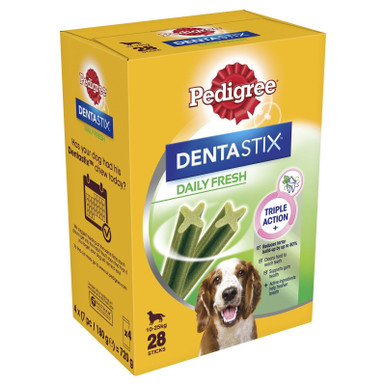 MULTIPACK DENTASTIX FRESH MED. 28 UNDS