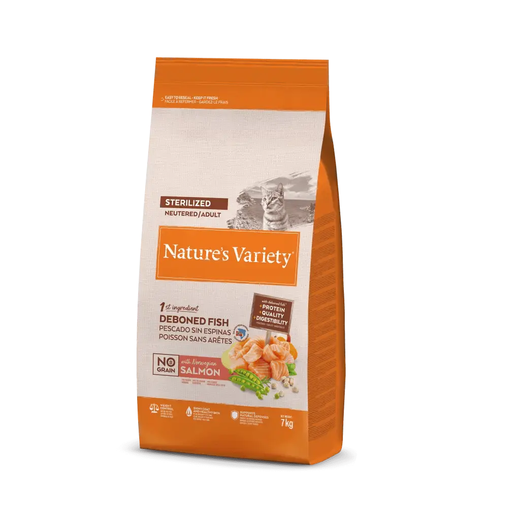 NATURE'S VARIETY ADULT STERILISED SALMON 3 KGRS