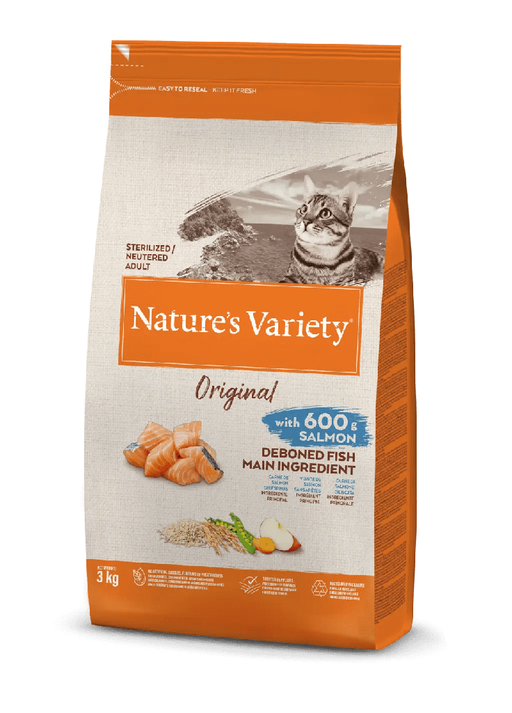 NATURE'S VARIETY ADULT STERILISED SALMON 3 KGRS
