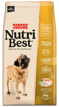 NUTRIBEST LIGHT POLLO Y ARROZ 3 KGRS