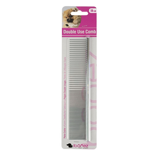 PEINE METALICO 15 CM DOBLE USO