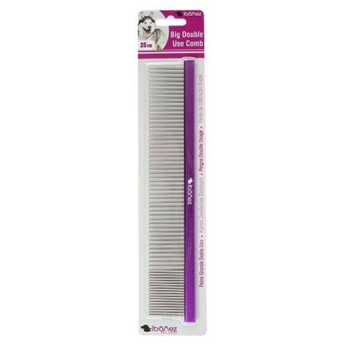 PEINE METALICO 25 CMS PUAS LARGAS DOBLE USO