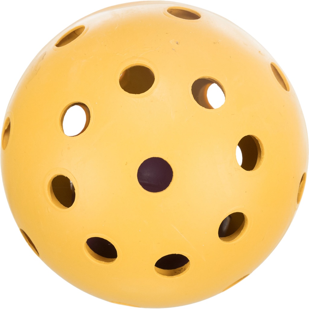 PELOTA C/ CASCABEL. CAUCHO NATURAL. 7 CMS