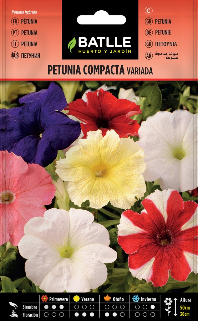 PETUNIA COMPACTA VARIADA
