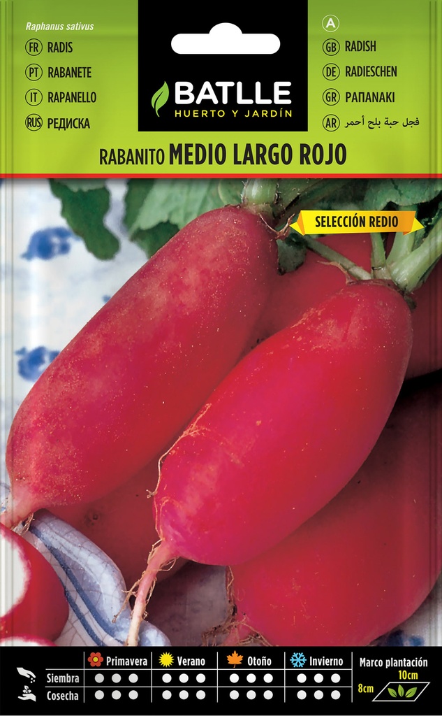 RABANITO REDIO (DATIL ROJO)