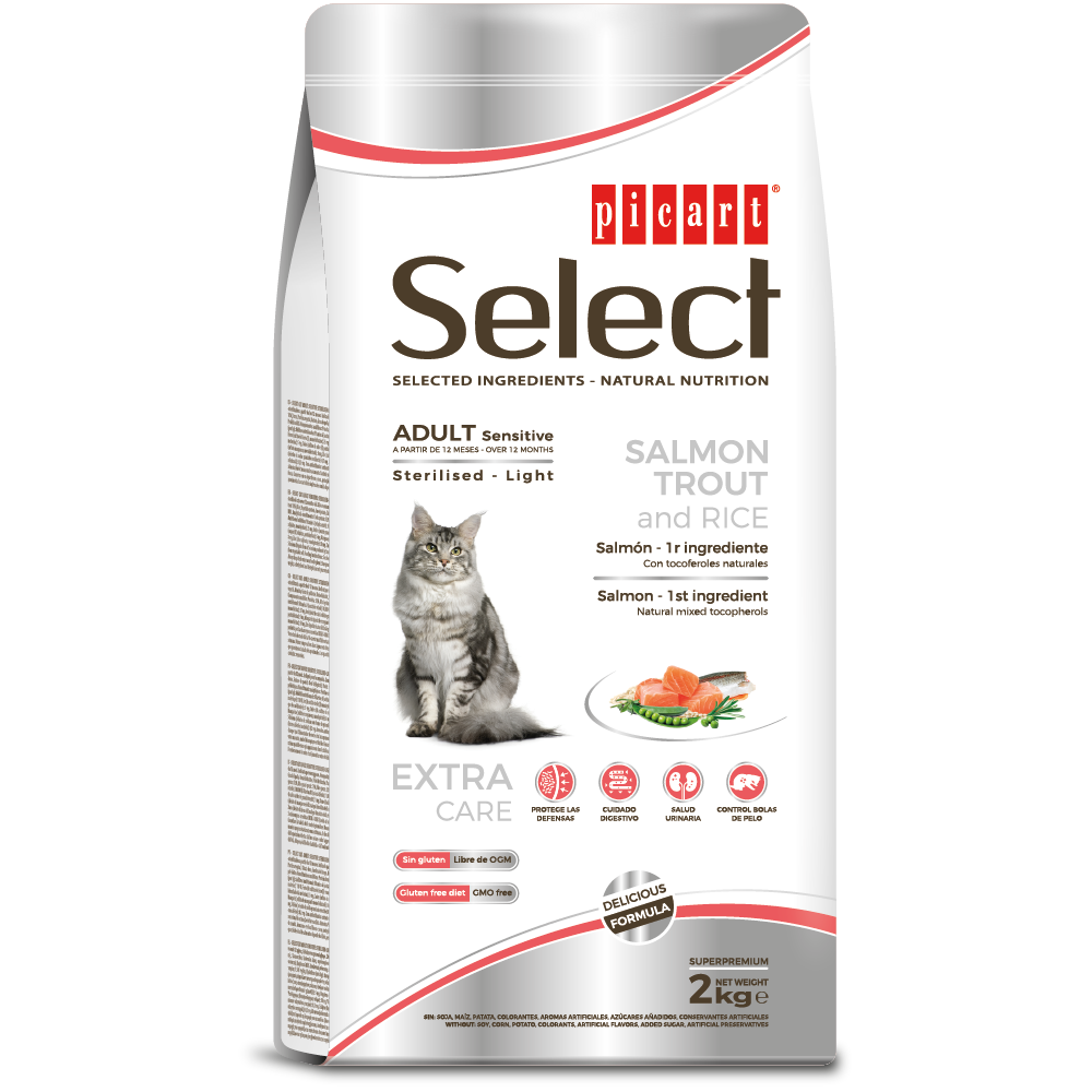 SELECT CAT SENSITIVE STERILISED-LIGHT 2 KGRS