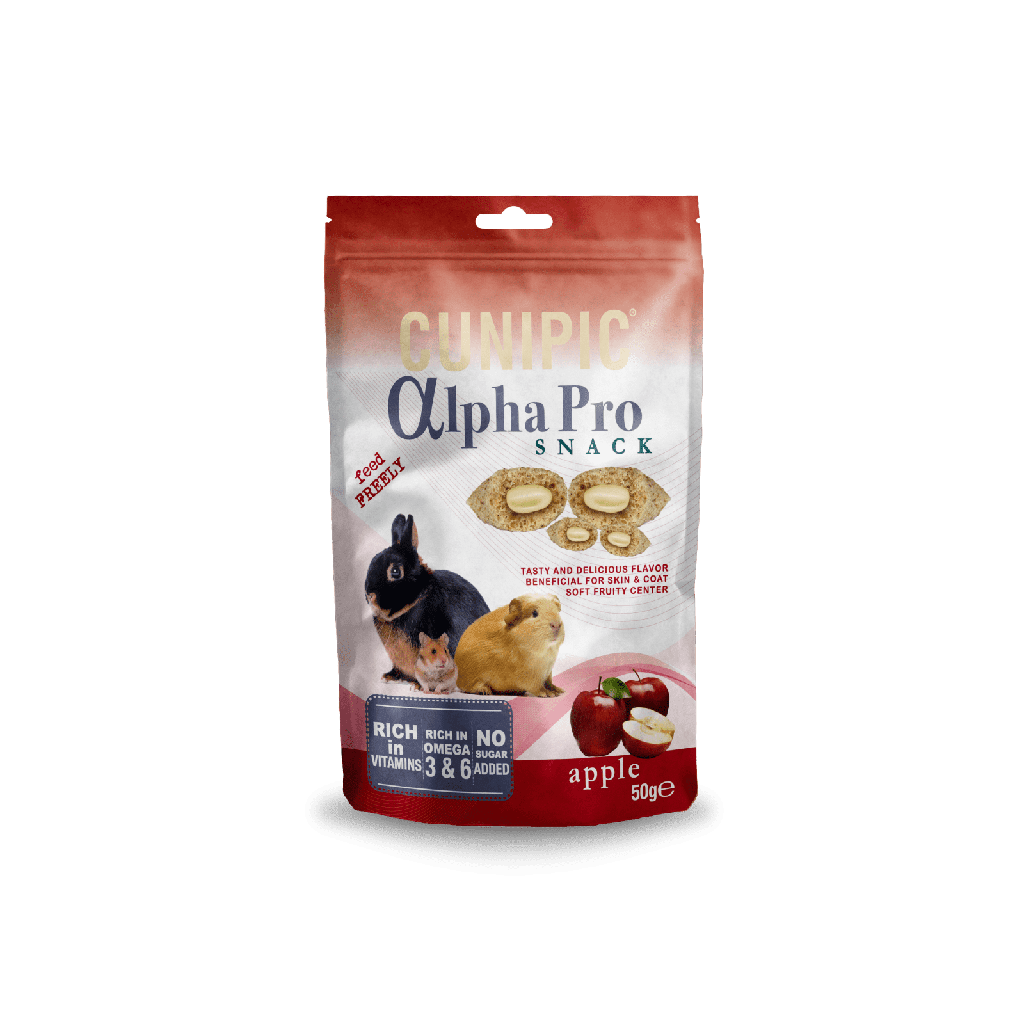 SNACK MANZANA ALPHA PRO 50 GRS