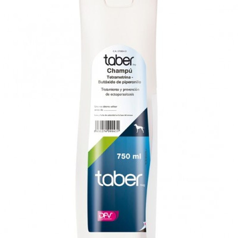 TABERDOG CHAMPU ANTIPARASITARIO 750 ML