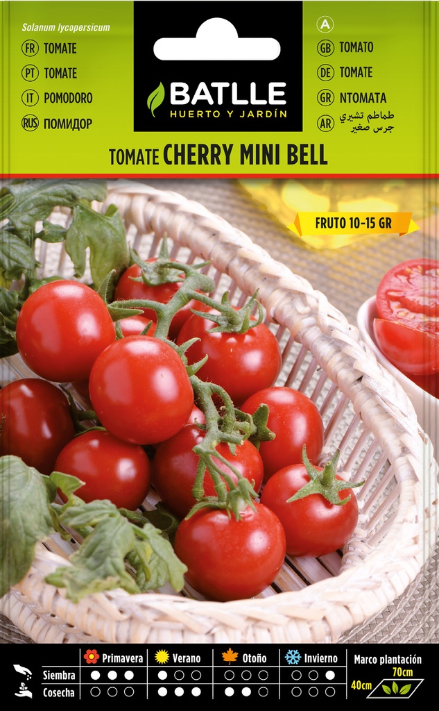 TOMATE MINI BELL (TIPO CHERRY) COCKTAIL