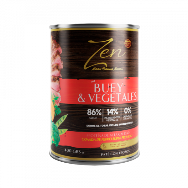 ZEN BUEY Y VEGETALES 400 GRS