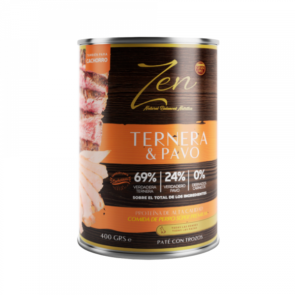 ZEN TERNERA Y PAVO 400 GRS