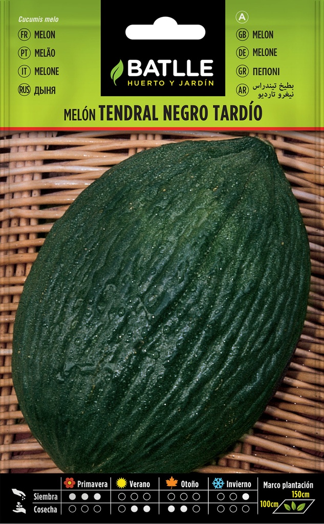 MELON TENDRAL NEGRO TARDIO