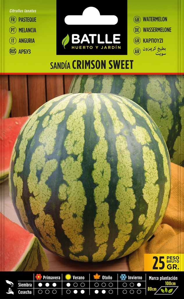 SANDIA CRIMSON SWEET 8 GRS