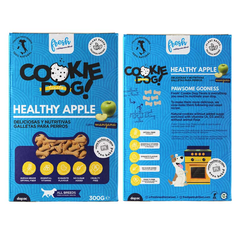 COOKIES DOG HEALTHY APPLE 300 GRS