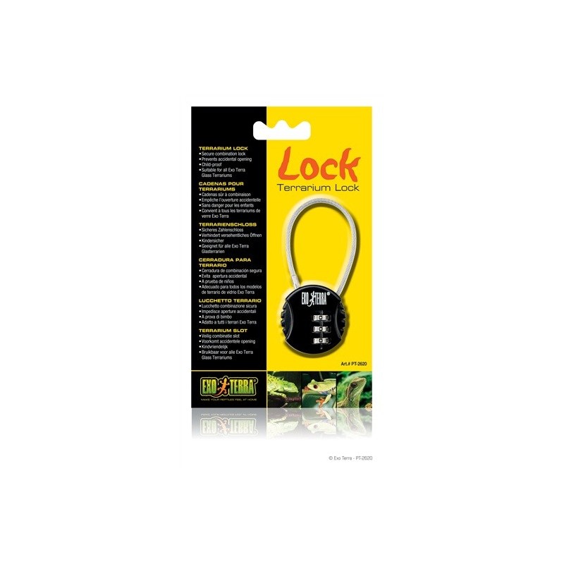 CANDADO TERRARIO DE COMBINACION SEGURA