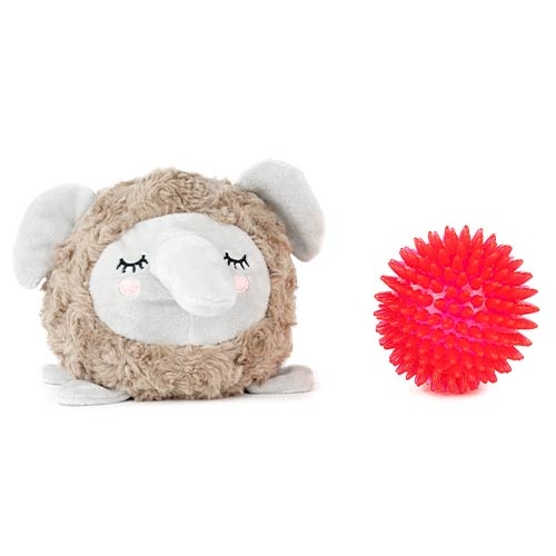 BEBE ELEFANTE DE PELUCHE CON PELOTA