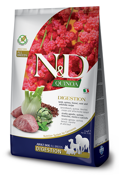 FARMINA ND DOG QUINOA DIGESTION CORDERO 2,5 KG