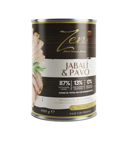 ZEN JABALI Y PAVO 400 GRS