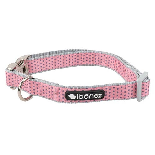 COLLAR DOTS ROSA XS