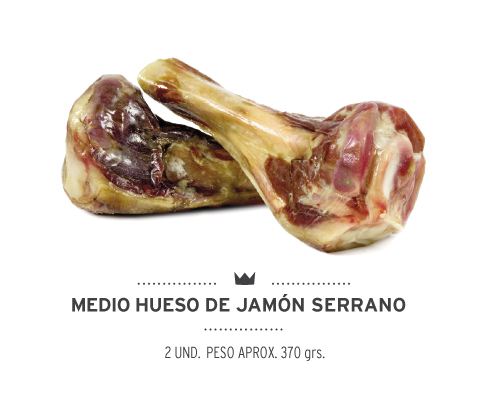 MEDIO HUESO DE JAMÓN SERRANO