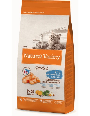 NATURE'S VARIETY GATO ADULTO SALMON NORUEGO 1.25 KGRS