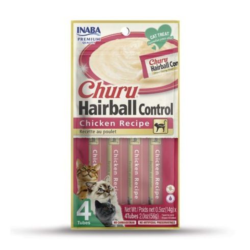 CHURU CAT HAIRBALL POLLO 56 GRS