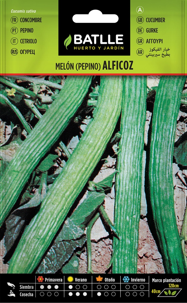 PEPINO ALFICOZ MELON SERPIENTE