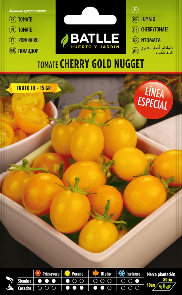 TOMATE AMARILLO CHERRY GOLD NUGGET