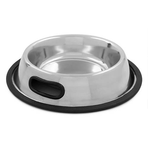 COMEDERO INOX. ANTIDESLIZANTE 700 ML 