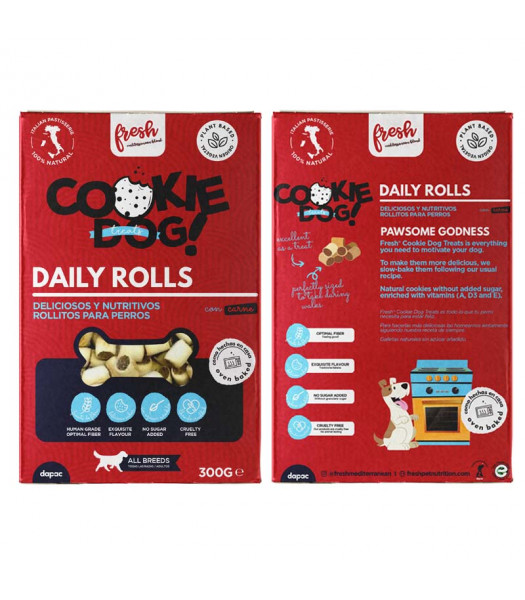 COOKIES DOG TREATS DAILY ROLLS