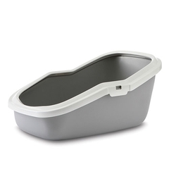 WC GATO ASEO ALTO GRIS