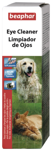 LIMPIADOR OJOS PERROS Y GATOS 50 ML
